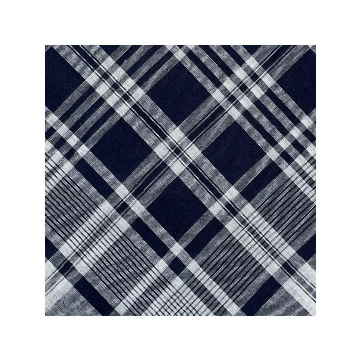 VANDERSICKEL Lot de 12 mouchoirs Homme travail 50x50 cm 100% coton