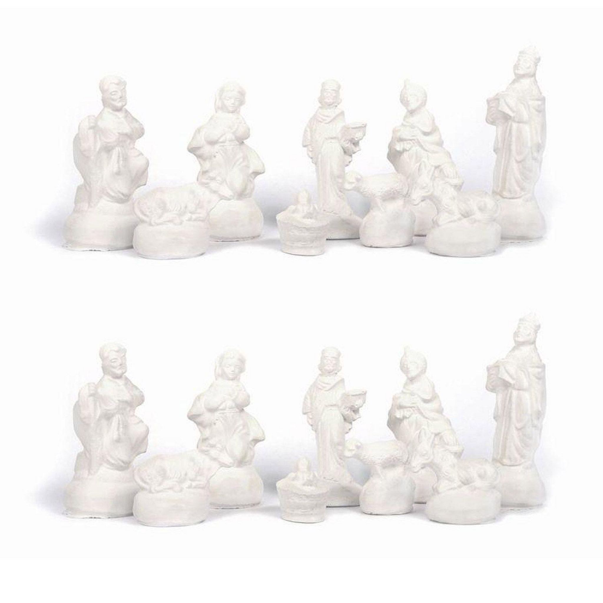 Graine créative 18 moules en latex Santons - Crèche de Noël pas cher 