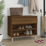 Voir la diapositive 1 : VIDAXL Armoire a chaussures Chene marron 70x36x60 cm Bois d'ingenierie