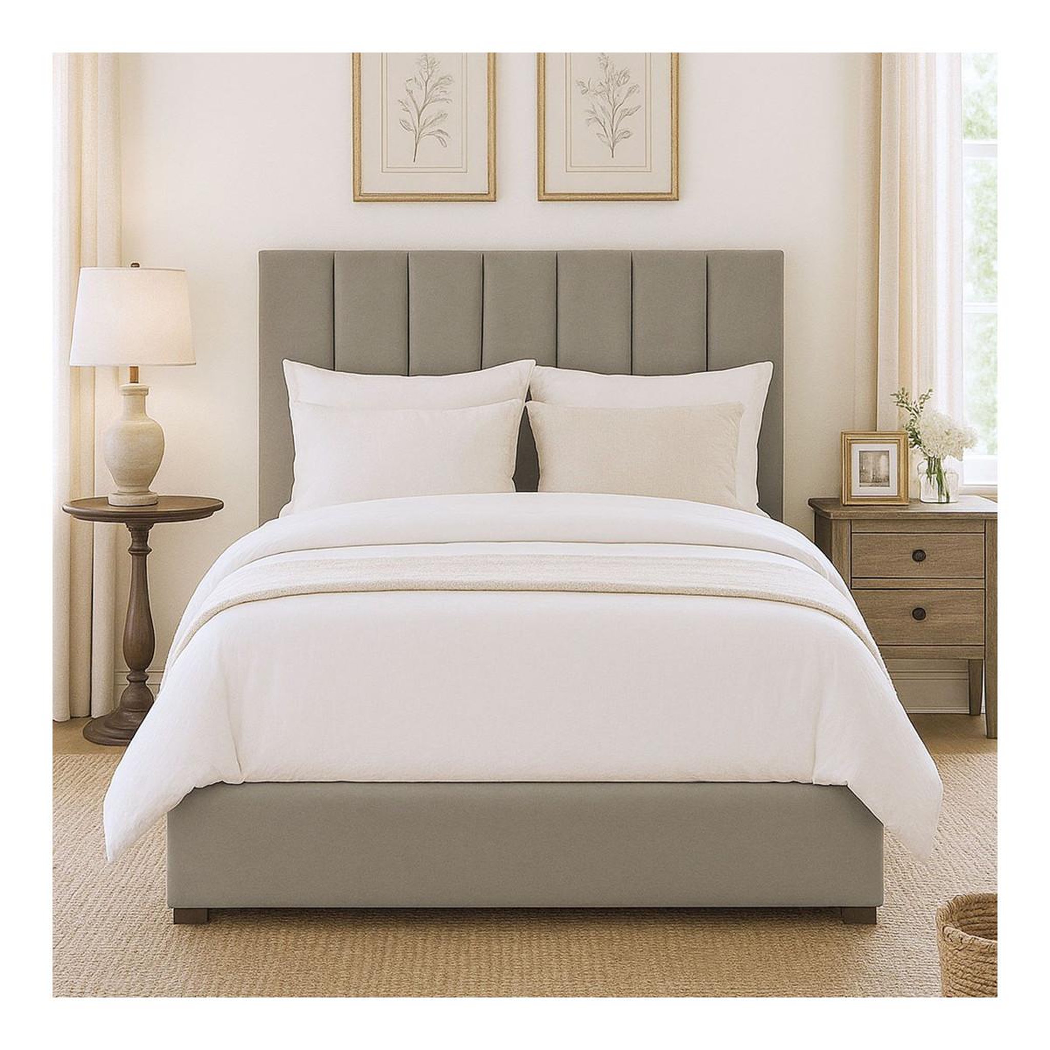 Voir la diapositive 3 : Paris Prix Lit coffre design velours  songa  140x190cm taupe