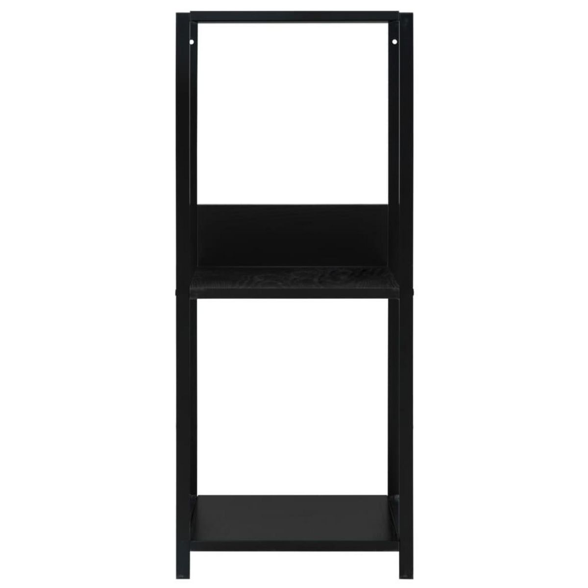 VIDAXL Etagere a livres droite petite Noir 33,5x39,6x79,7 cm