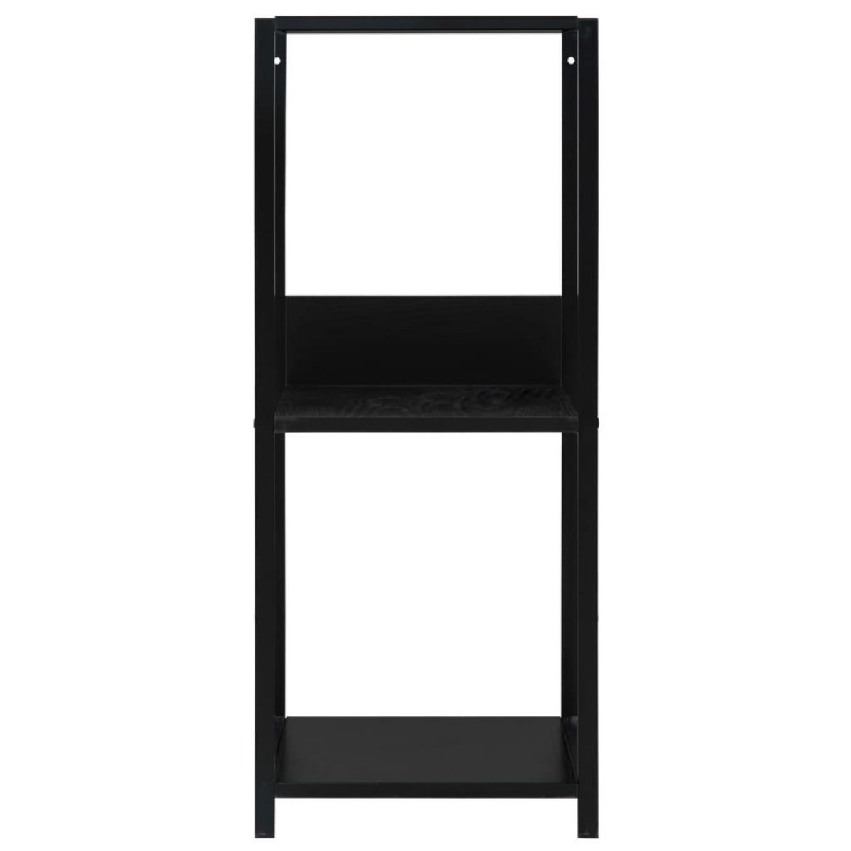 VIDAXL Etagere a livres droite petite Noir 33,5x39,6x79,7 cm