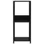 Voir la diapositive 3 : VIDAXL Etagere a livres droite petite Noir 33,5x39,6x79,7 cm