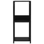Voir la diapositive 3 : VIDAXL Etagere a livres droite petite Noir 33,5x39,6x79,7 cm