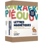 COFFRET LETTRES MAGNETIQUES. 86 LETTRES, DIAGRAMMES ET IMAGES EN BOIS AIMANTES ET 1 LIVRET  UNE ENTREE NATURELLLE DANS LA LECTURE , Alvarez Céline