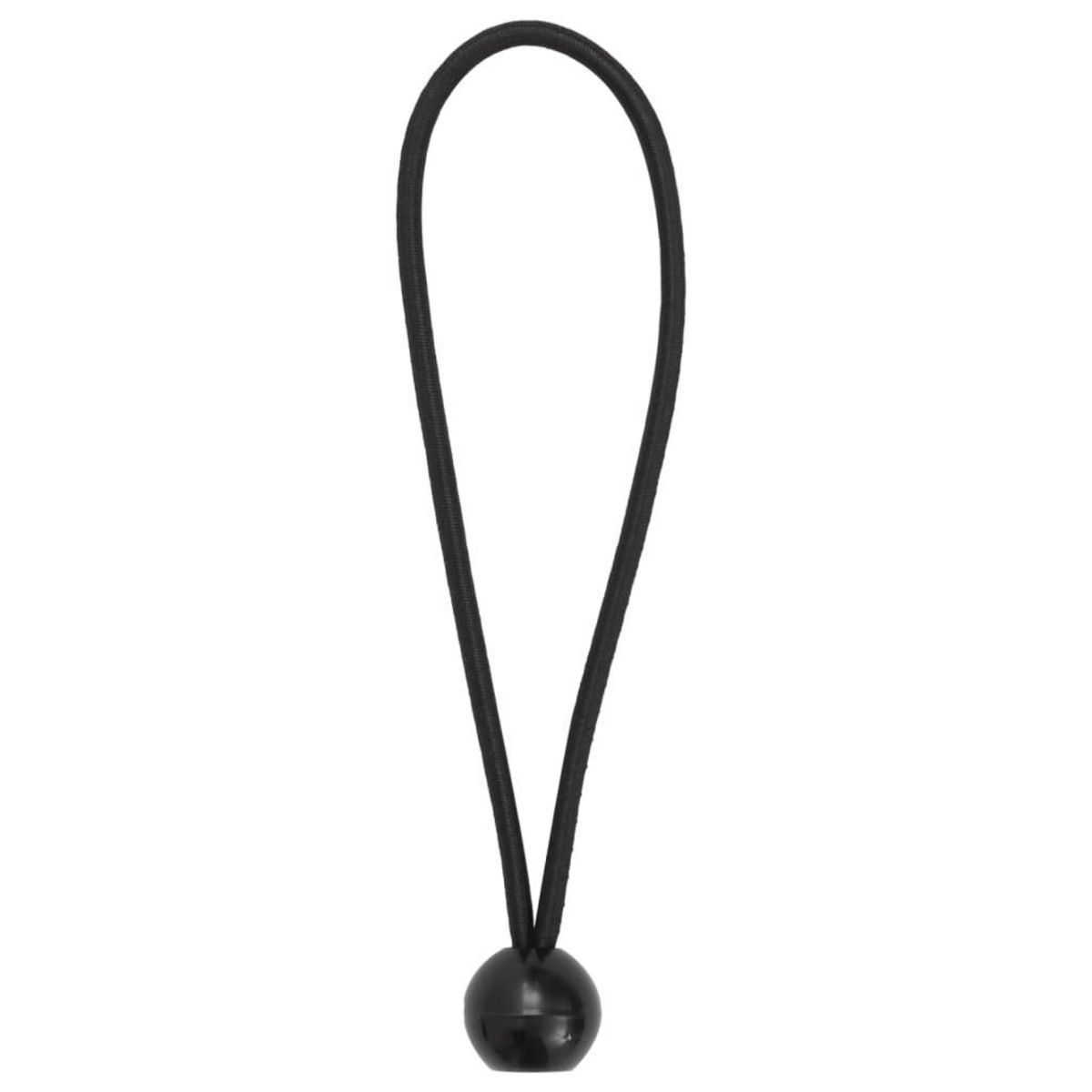 VIDAXL Cordes elastiques avec balles 25 pcs 21x0,5 cm