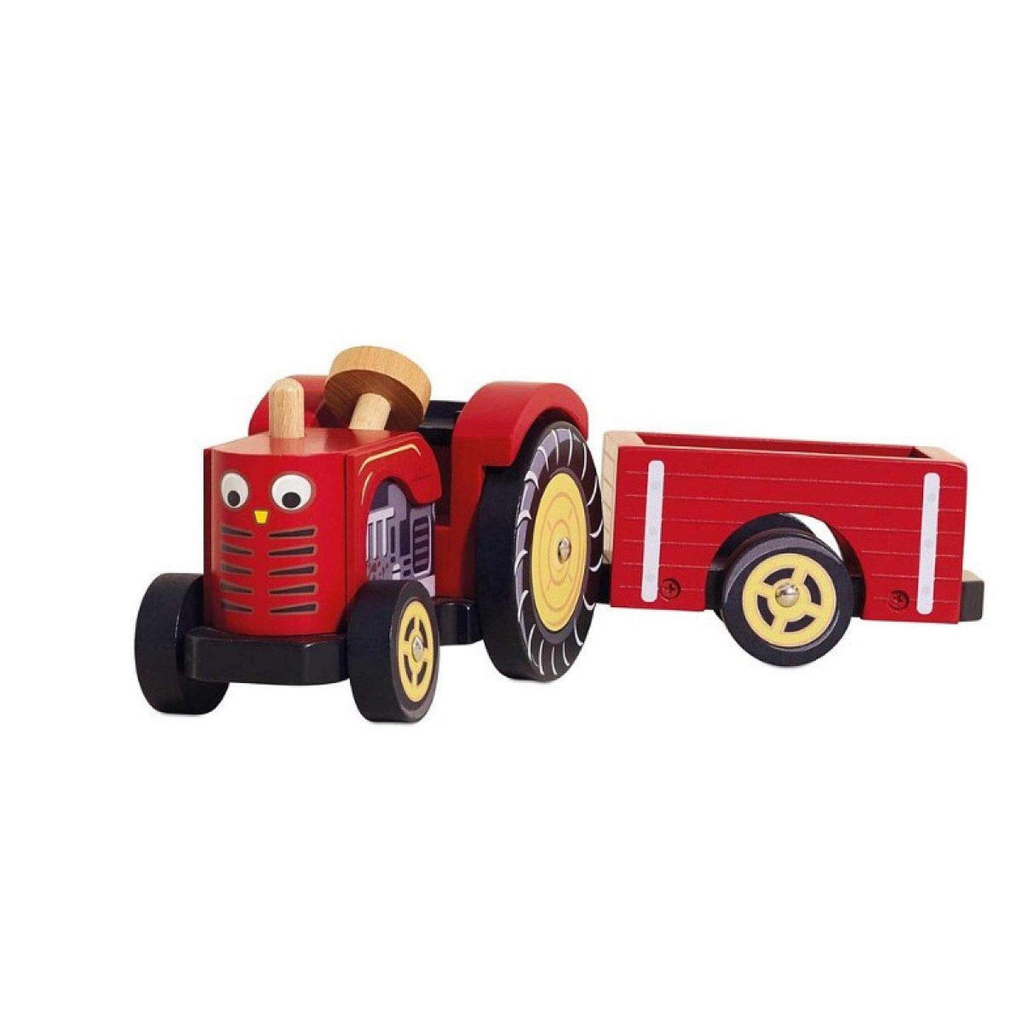Le Toy Van Tracteur et sa Remorque en bois