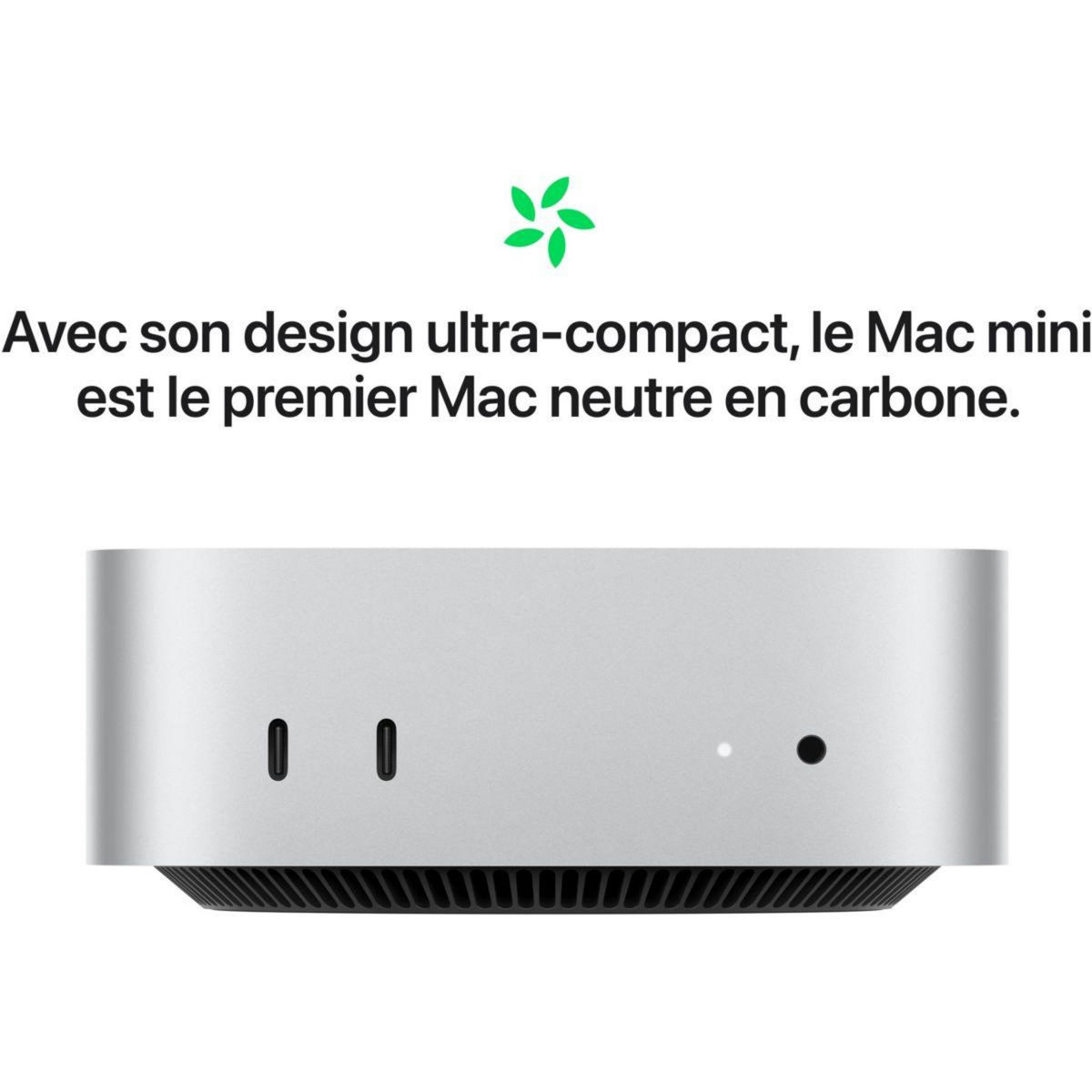 APPLE Ordinateur Apple Mini M4 16Go RAM 512Go CPU 10 GPU 10