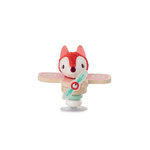 LILLIPUTIENS Alice la renarde en avion swing à ventouse