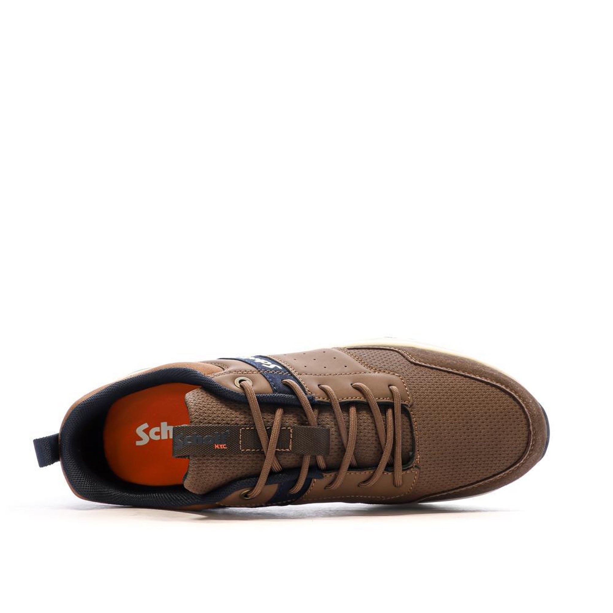 Voir la diapositive 4 : Schott Baskets  Homme Schott Fugio Cognac