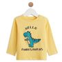 Voir la diapositive 1 : IN EXTENSO T-shirt manches longues coton bio crocodile bébé garçon