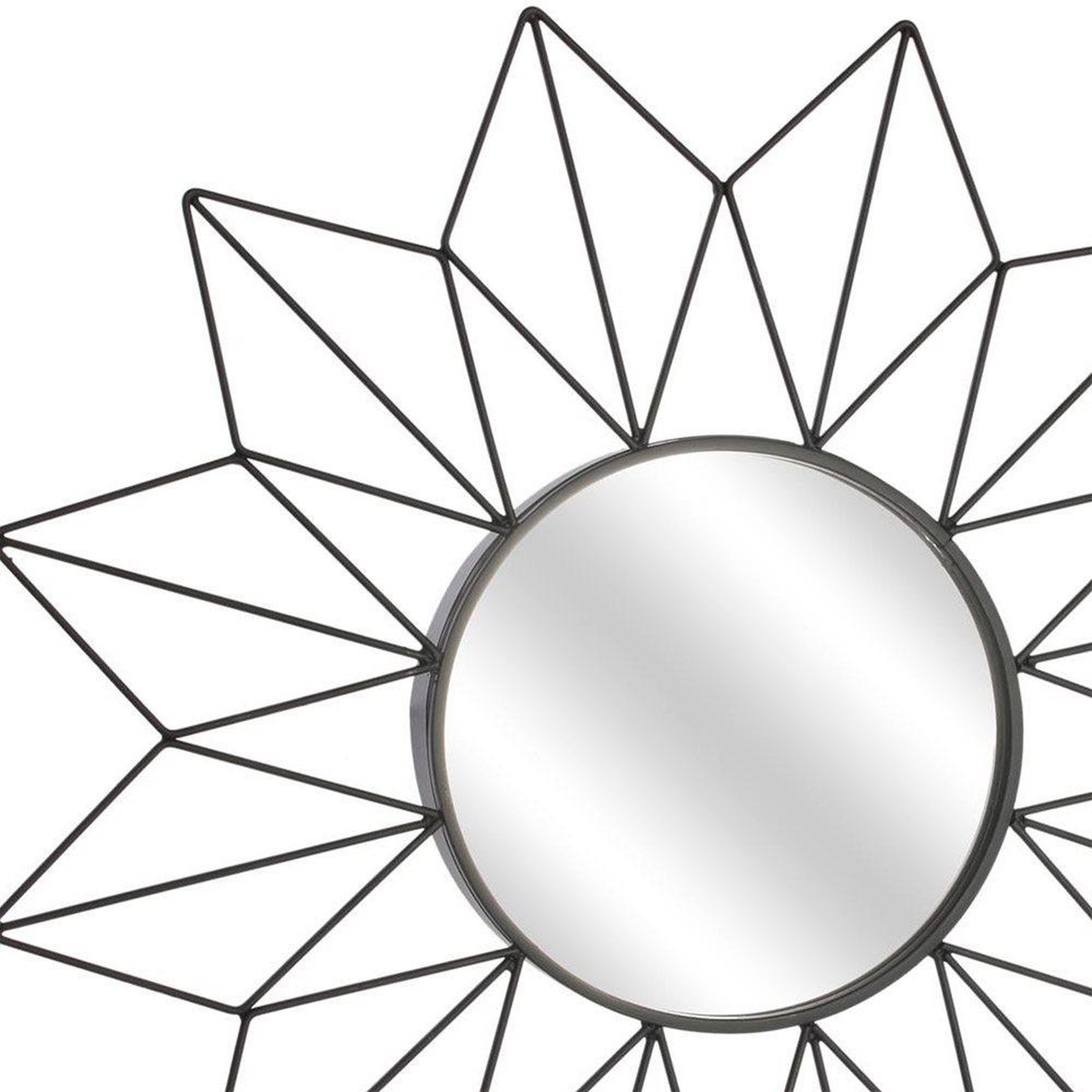 Voir la diapositive 4 : The Home Deco Factory Miroir soleil D50