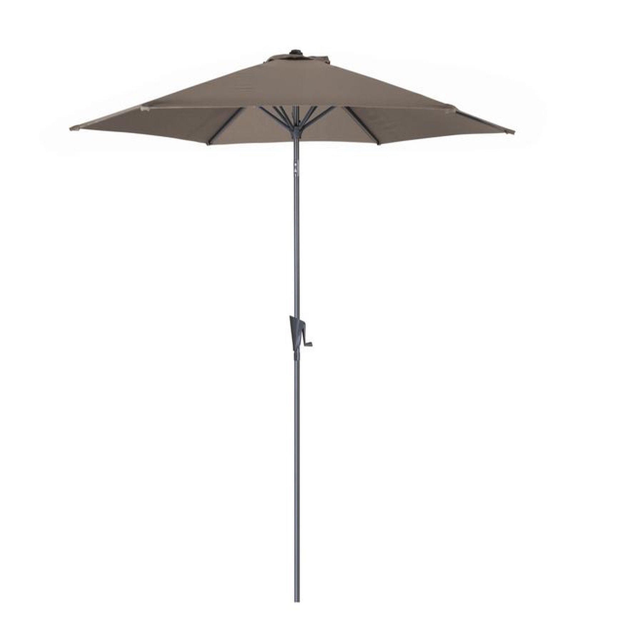 Proloisirs Parasol 300 cm - manivelle - Gris / taupe