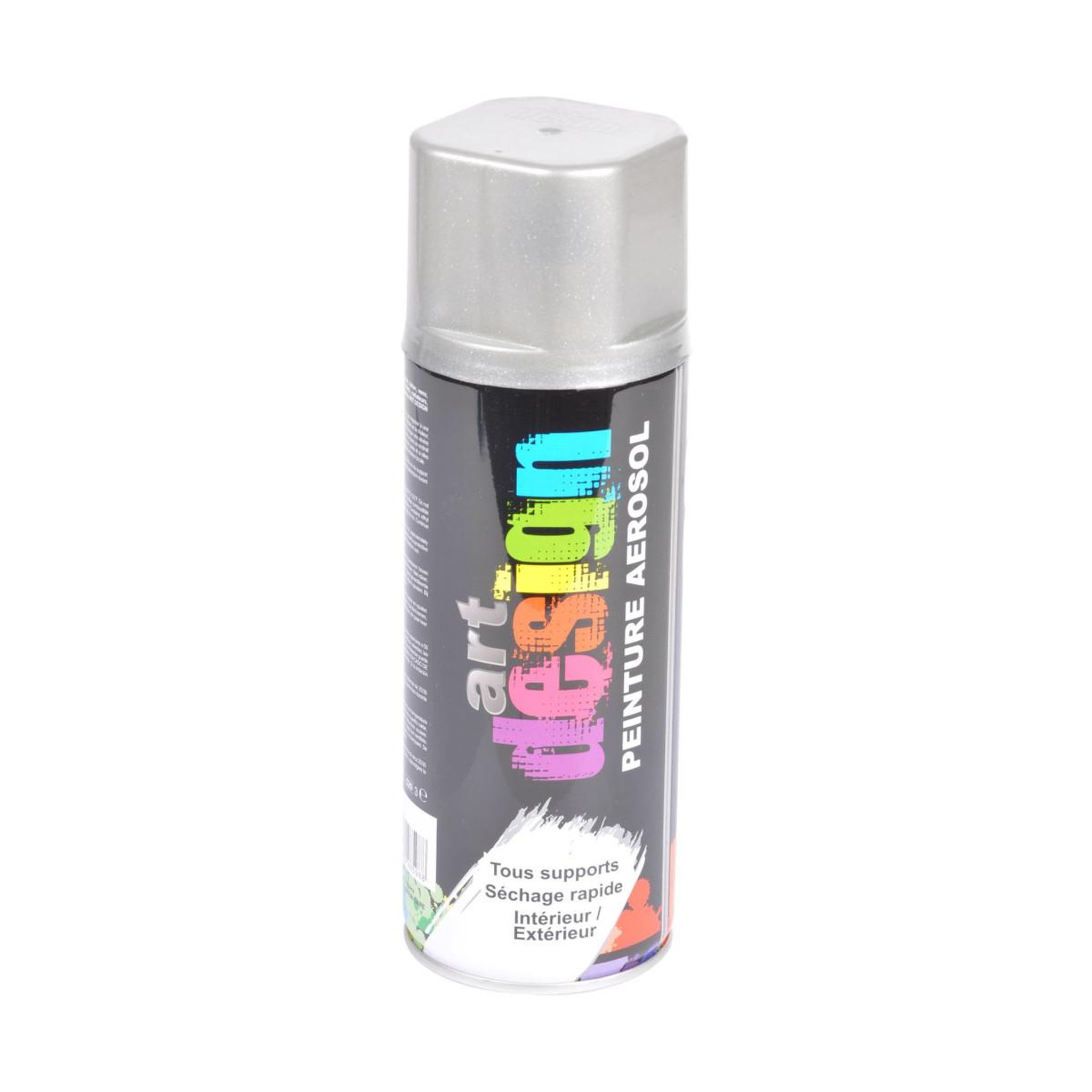 ARTDESIGN Bombe de Peinture  Séchage Rapide  400ml Argent