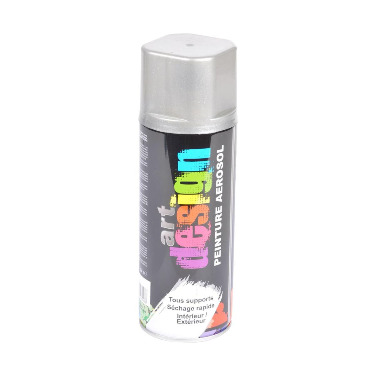 Paris Prix Bombe de Peinture  Séchage Rapide  400ml Argent