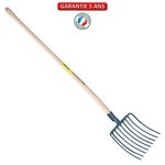 OUTILS PERRIN Fourche a huitres 9 dents - manche pomme