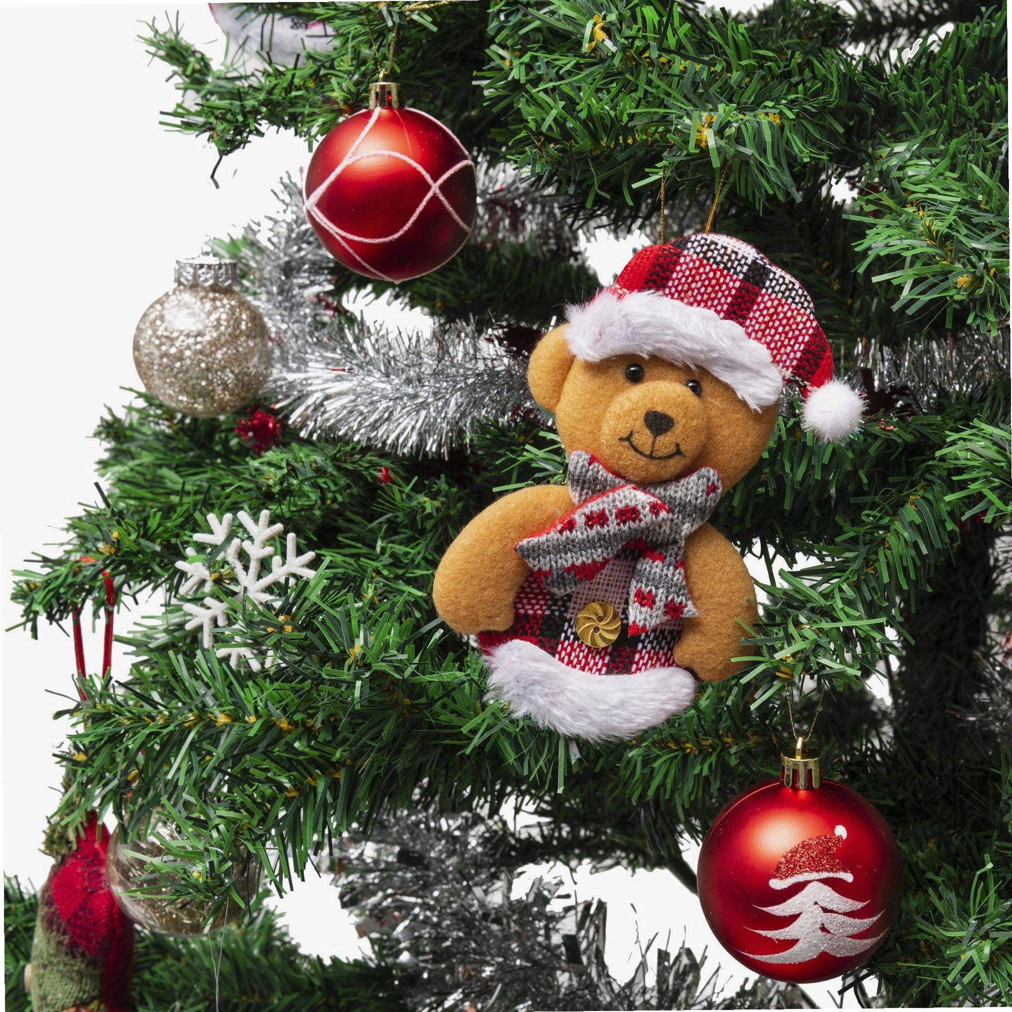 Voir la diapositive 4 : WERKAPRO Décoration d'ours à suspendre  8 x 13 cm