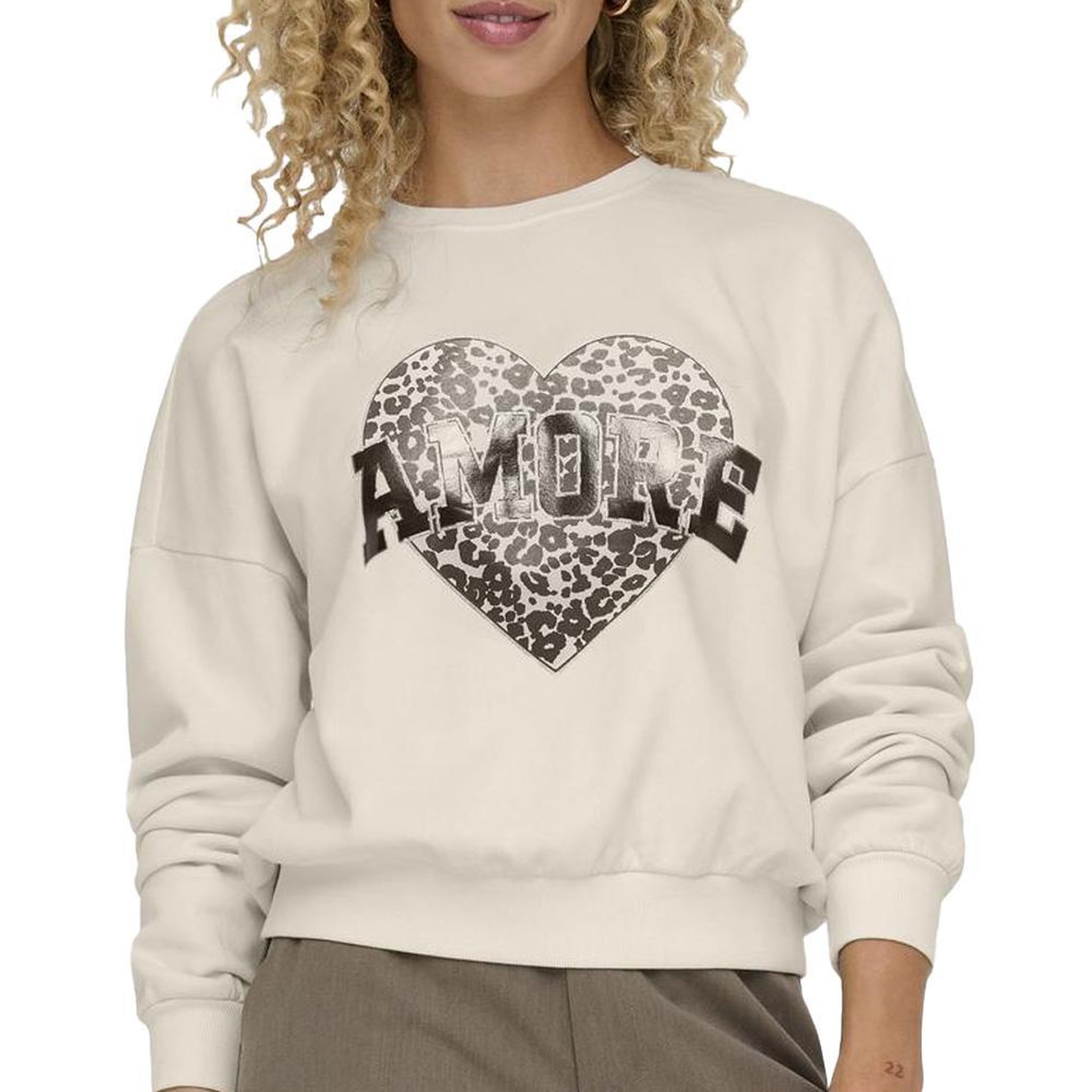Voir la diapositive 1 : Only Sweat Beige Femme Only Lauren