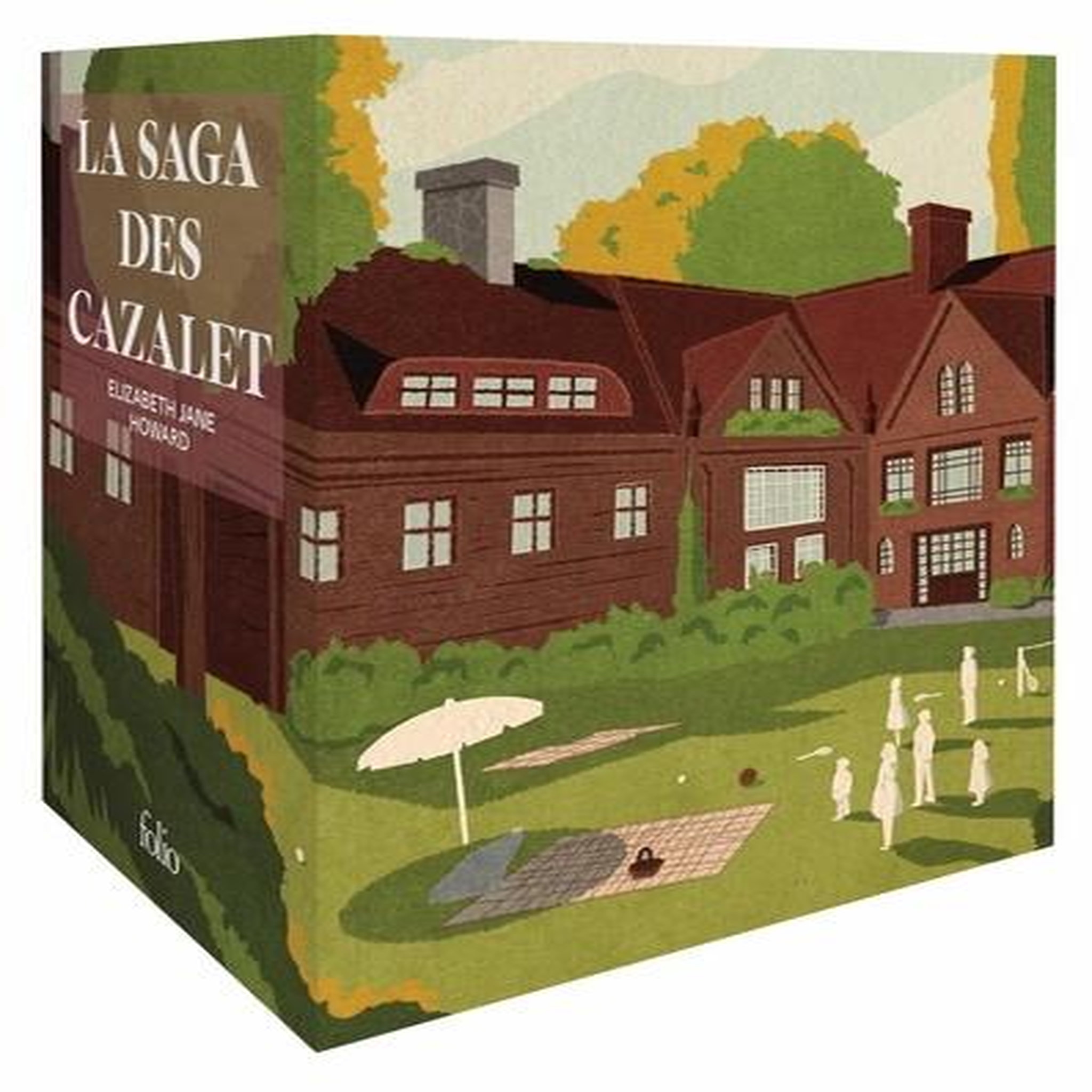 LA SAGA DES CAZALET INTEGRALE : COFFRET EN 5 VOLUMES. TOME 1, ETES ANGLAIS ; TOME 2, A RUDE EPREUVE ; TOME 3,  CONFUSION ; TOME 4, NOUVEAU DEPART ; TOME 5, LA FIN D'UNE ERE, Howard Elizabeth Jane