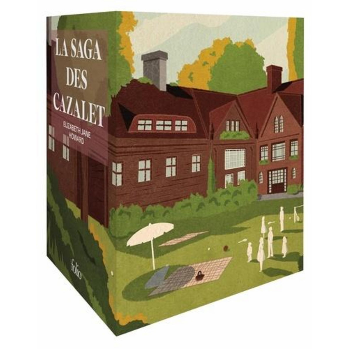 LA SAGA DES CAZALET INTEGRALE : COFFRET EN 5 VOLUMES. TOME 1, ETES ANGLAIS ; TOME 2, A RUDE EPREUVE ; TOME 3,  CONFUSION ; TOME 4, NOUVEAU DEPART ; TOME 5, LA FIN D'UNE ERE, Howard Elizabeth Jane