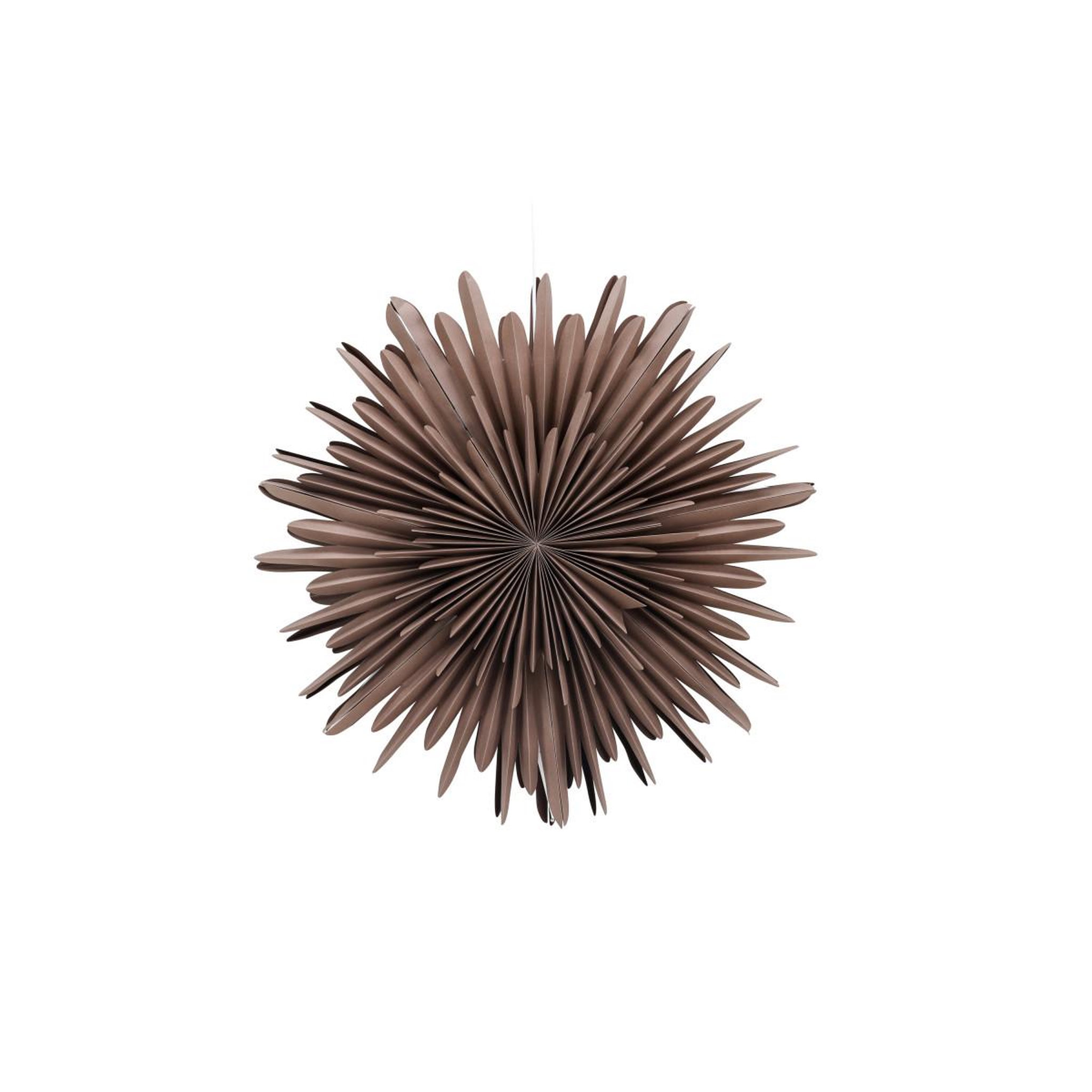 Voir la diapositive 2 : Paris Prix Lampe suspension design  selen  80cm marron
