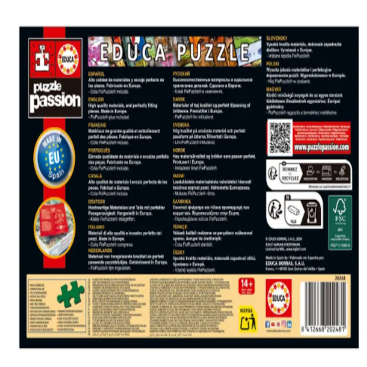 EDUCA Puzzle adulte 1000 pièces – Stitch Live Action – Educa