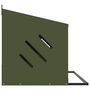 Voir la diapositive 5 : VIDAXL Nichoir a poules avec 2 compartiments vert olive metal