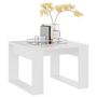 Voir la diapositive 4 : VIDAXL Table d'appoint Blanc 50x50x35 cm Bois d'ingenierie