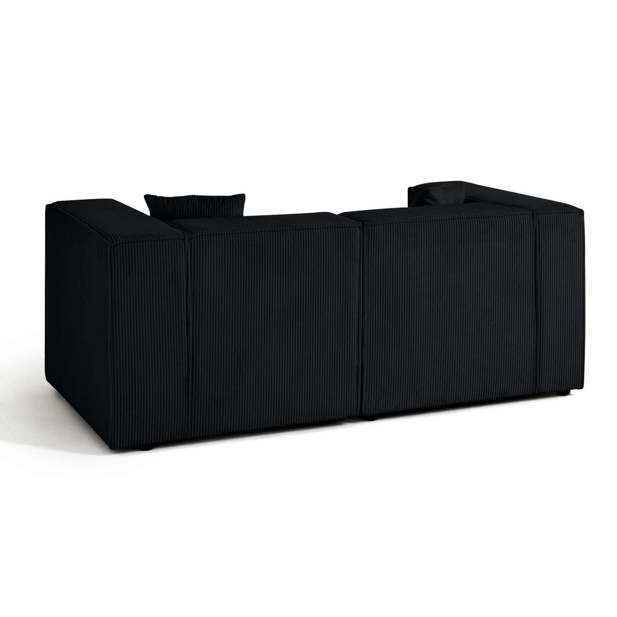 LISA DESIGN Arty - canapé modulable 2 places - en velours côtelé