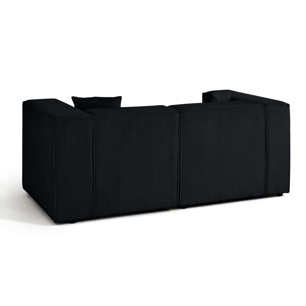 LISA DESIGN Arty - canapé modulable 2 places - en velours côtelé