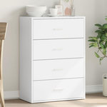 VIDAXL Buffet blanc 60x31x84 cm bois d'ingenierie