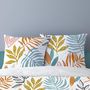 Voir la diapositive 2 : Dourev Housse de couette 200x200 FLORIS + 2 taies 100% coton
