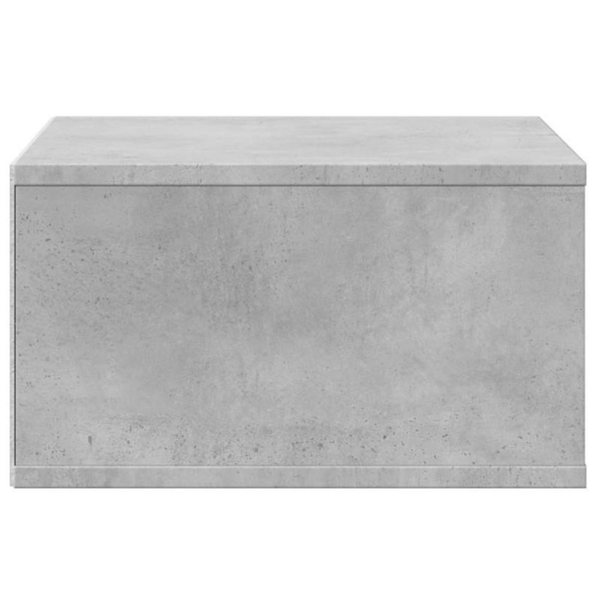VIDAXL Support d imprimante gris béton 49x40x22,5 cm bois d ingénierie
