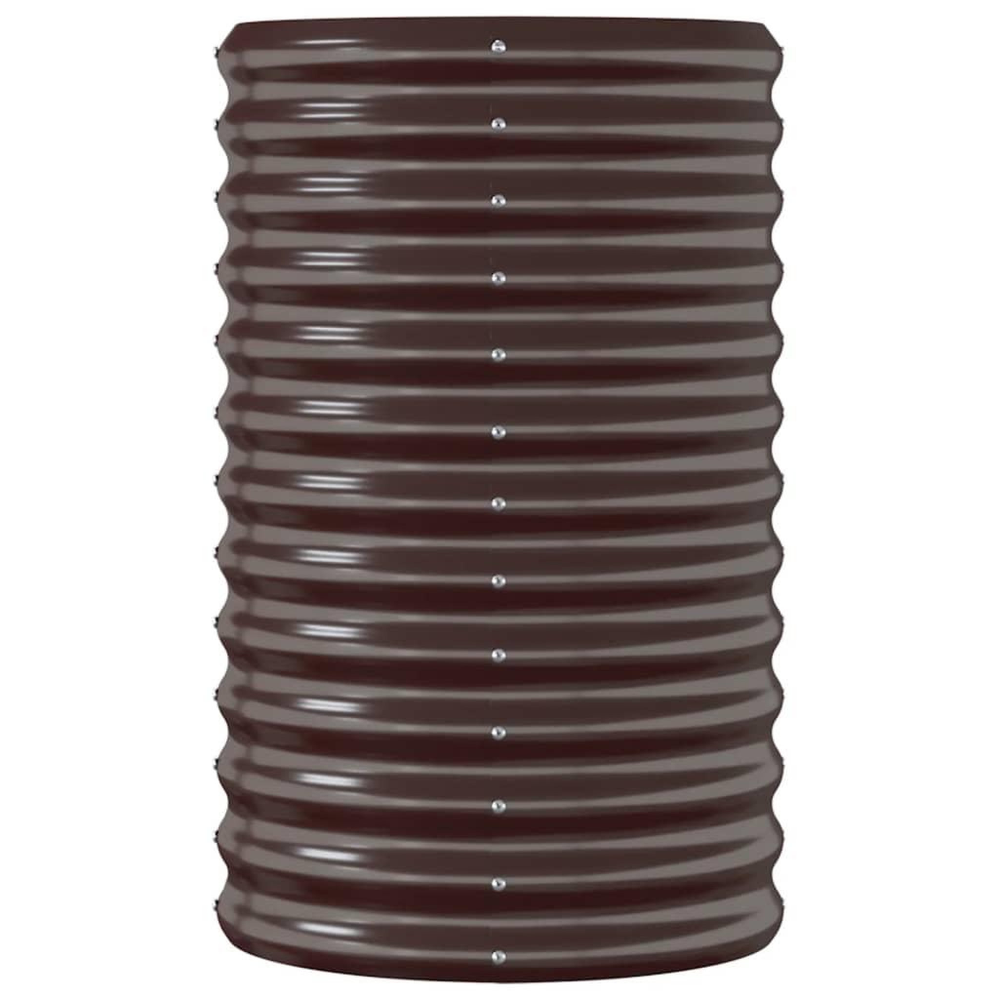 Voir la diapositive 4 : VIDAXL Lit sureleve de jardin Acier enduit de poudre marron
