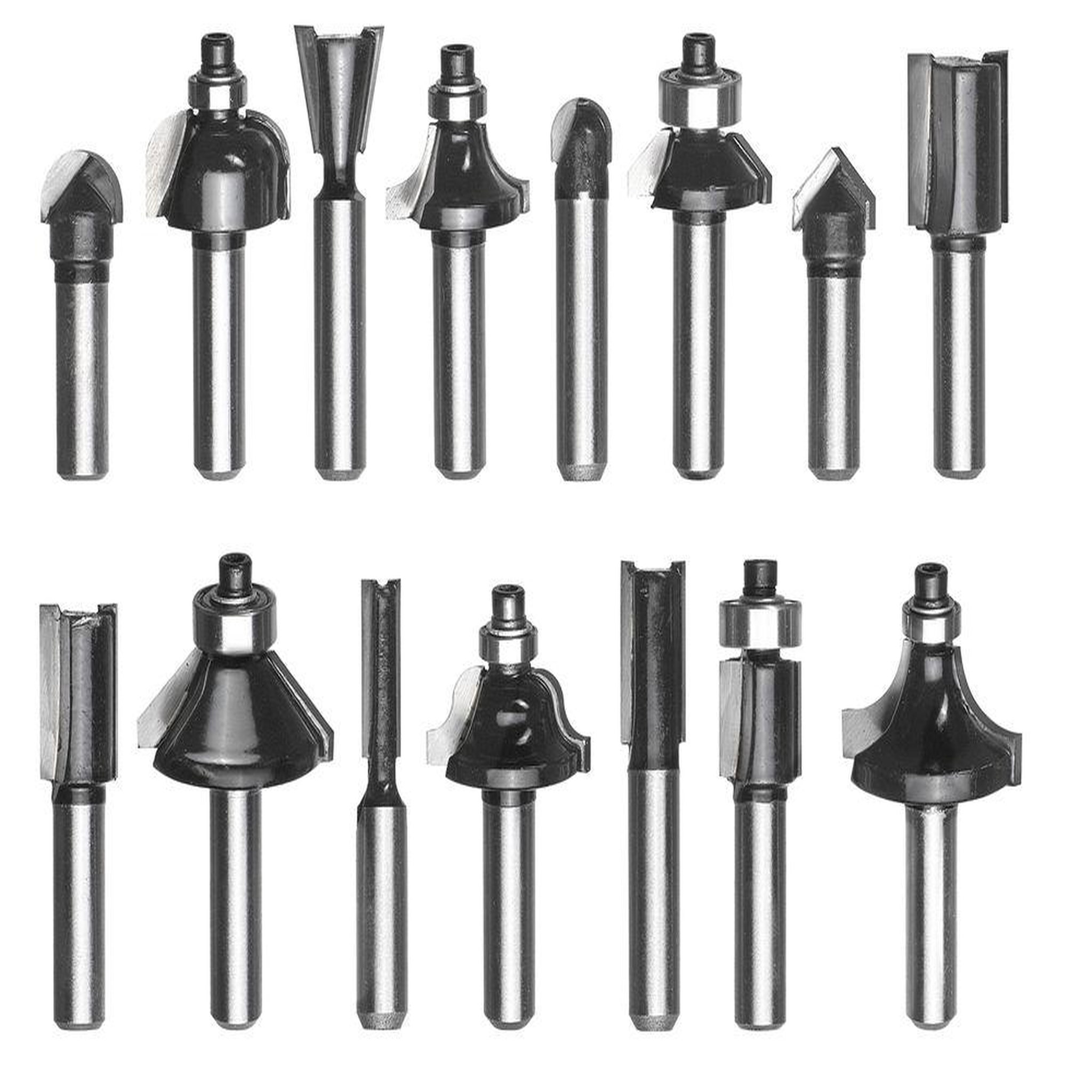 KWB Set de coupe 15 pièces pour défonceuses