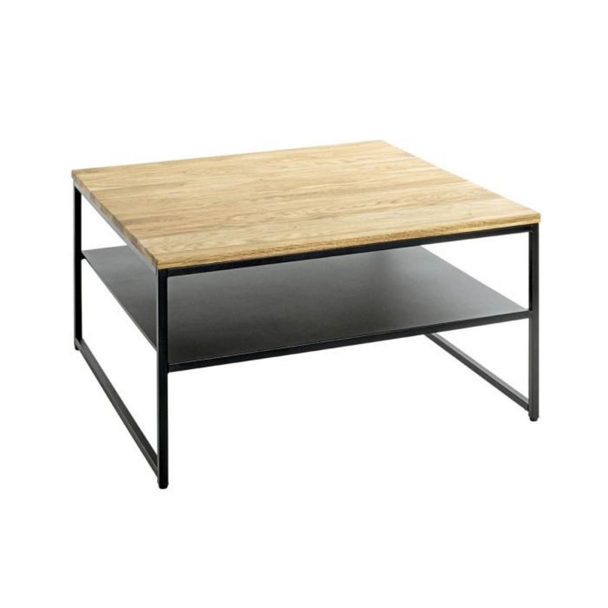 Paris Prix Table Basse Design  Pika  70cm Chêne & Noir