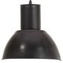 Voir la diapositive 1 : VIDAXL Lampe suspendue 25 W Noir Rond 28,5 cm E27