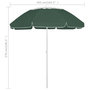 Voir la diapositive 6 : VIDAXL Parasol de plage vert 300 cm