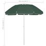 Voir la diapositive 6 : VIDAXL Parasol de plage vert 300 cm