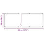 Voir la diapositive 6 : VIDAXL Couverture vegetale avec œillets 1x4 m PVC
