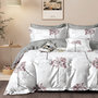 Voir la diapositive 1 : Home collection Parure housse de couette 100 % percale de coton 80 fils Ailise