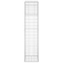 Voir la diapositive 4 : VIDAXL Poteau a panier de gabion 40x40x180 cm Fer