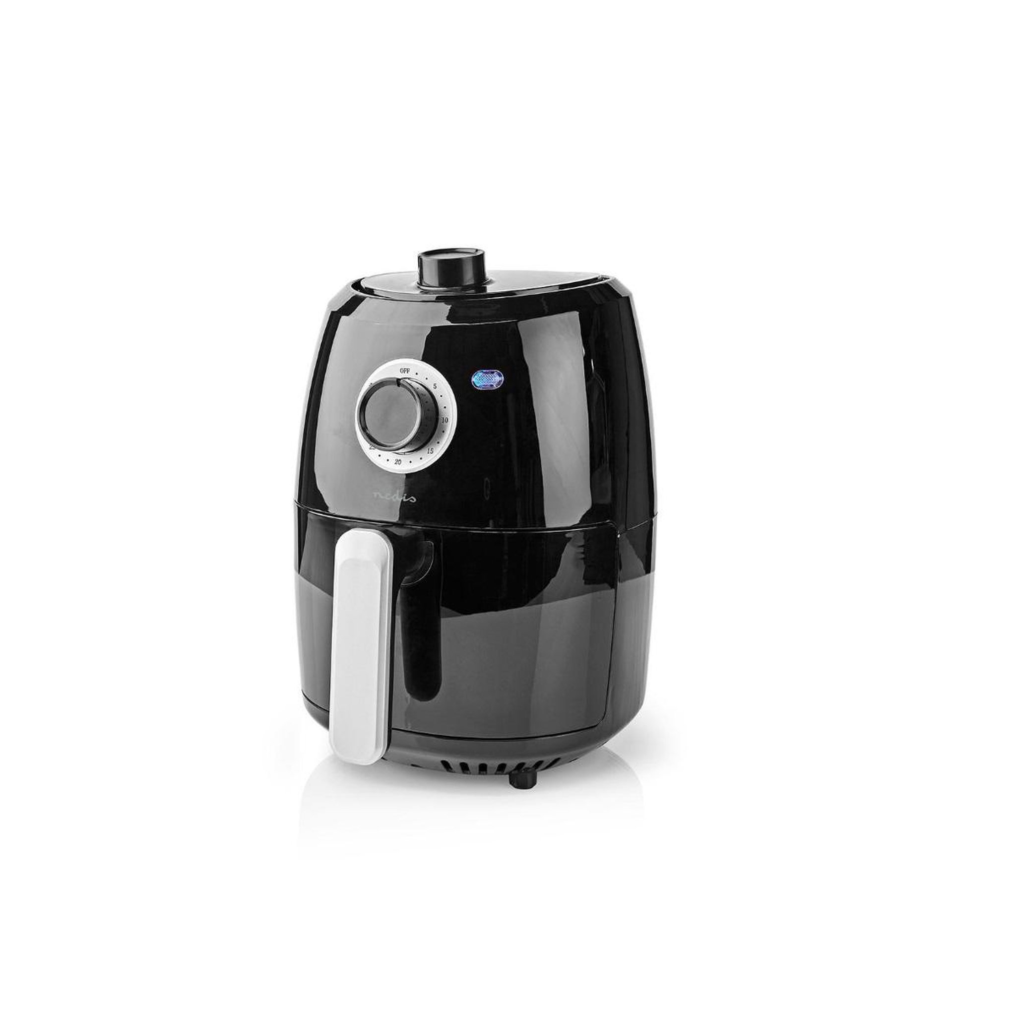 Voir la diapositive 2 : NEDIS Friteuse sans huile 2.4l 1000w noir - kaaf120fbk