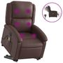 Voir la diapositive 2 : VIDAXL Fauteuil inclinable de massage electrique marron similicuir