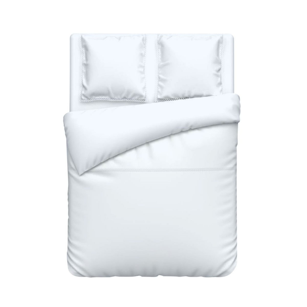 Housse de couette unie en coton 52 fils 