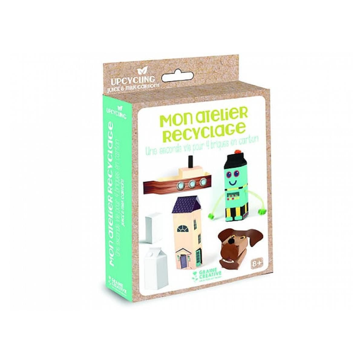 Graine créative L atelier je recycle ma brique de lait