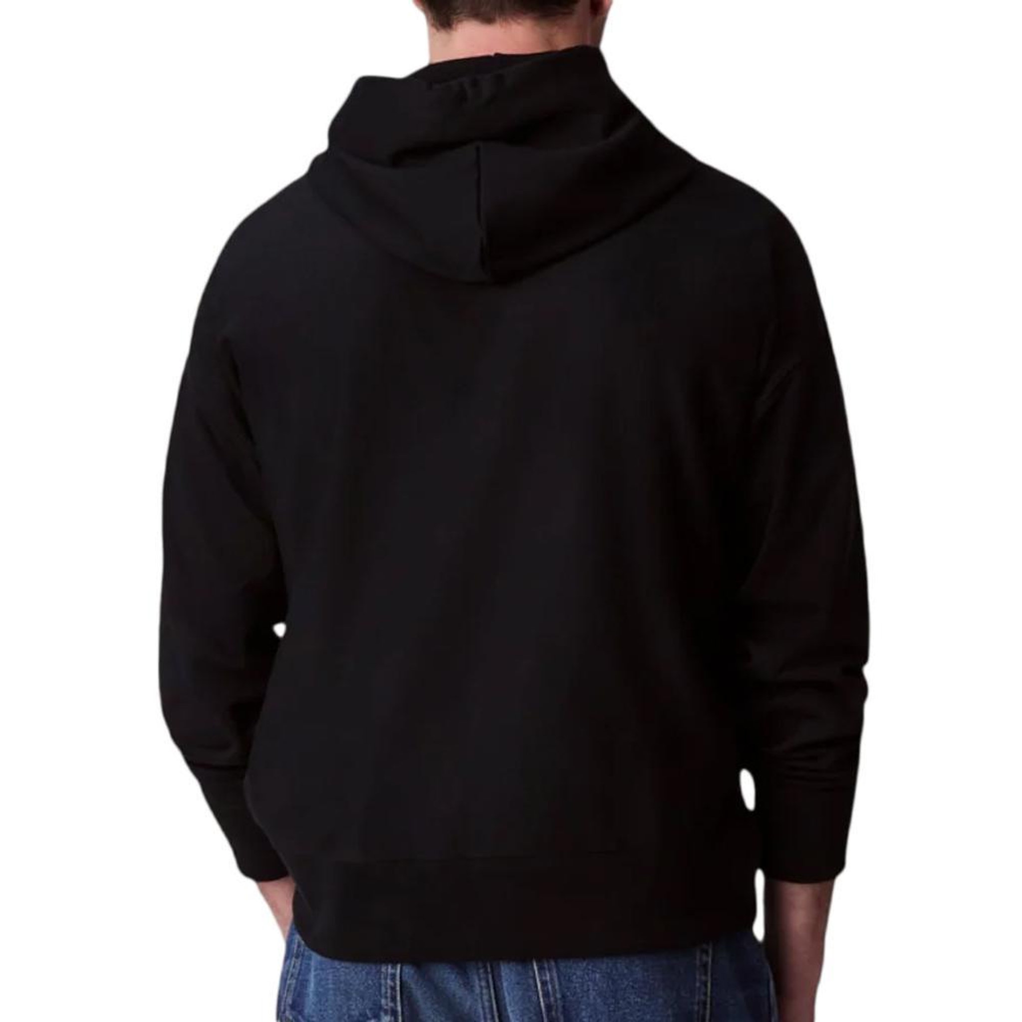 Voir la diapositive 2 : CALVIN KLEIN JEANS Sweat à Capuche Noir Homme Calvin Klein Jeans Premium Terry