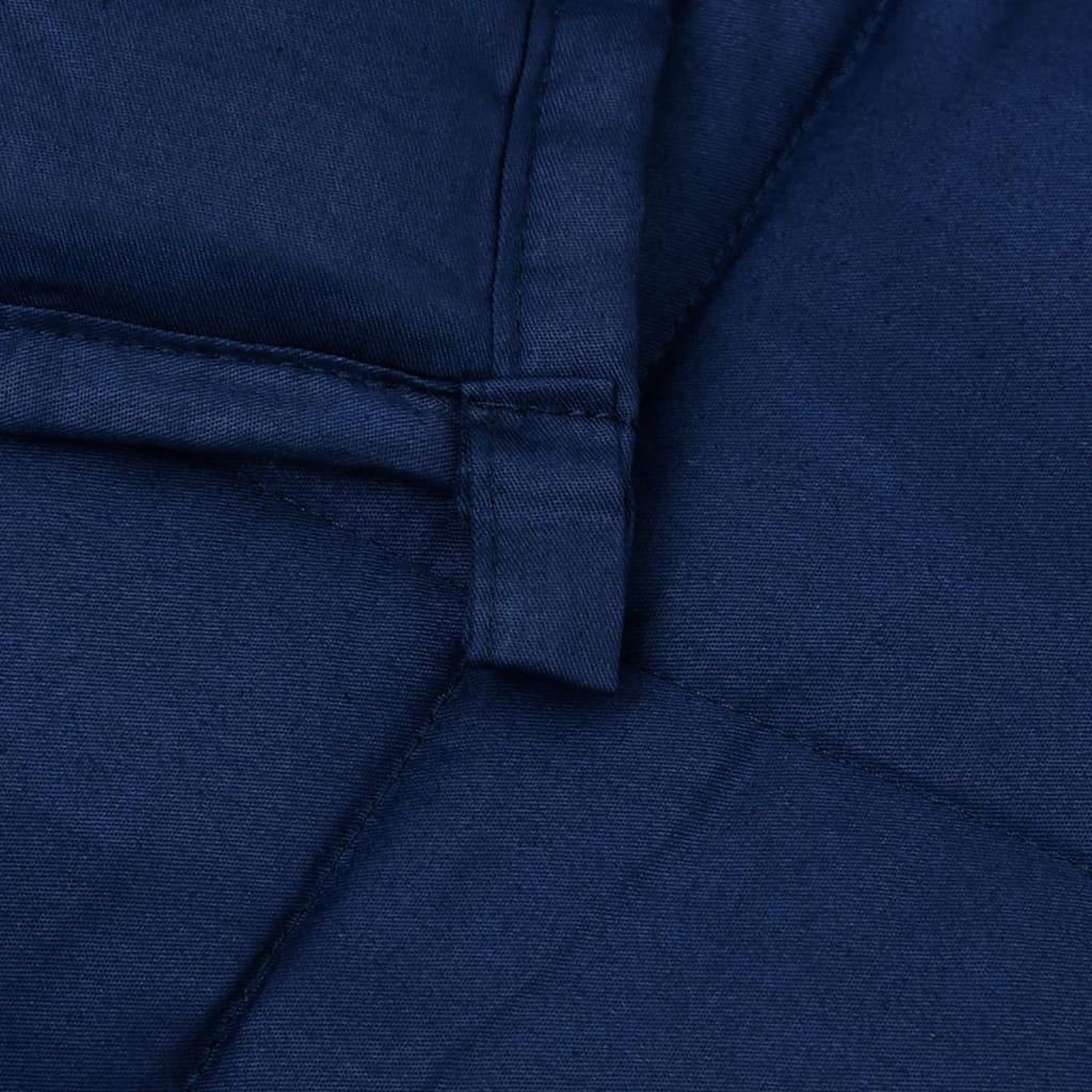 Voir la diapositive 5 : VIDAXL Couverture lestee Bleu 200x230 cm 13 kg Tissu