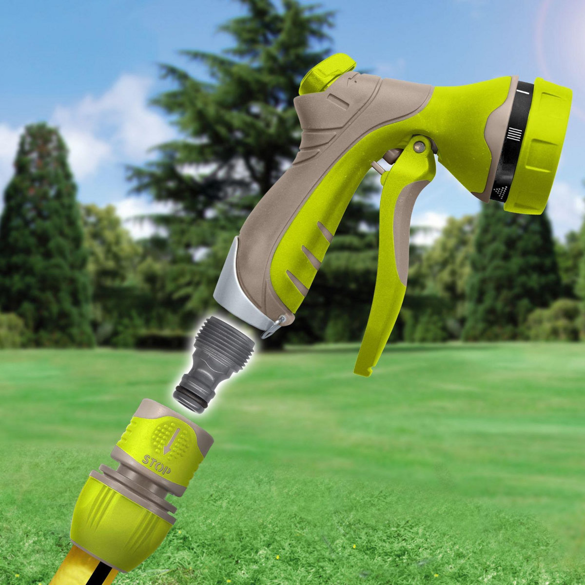 Jardibric Adaptateur mâle 20x27 pour raccord automatique Jardibric