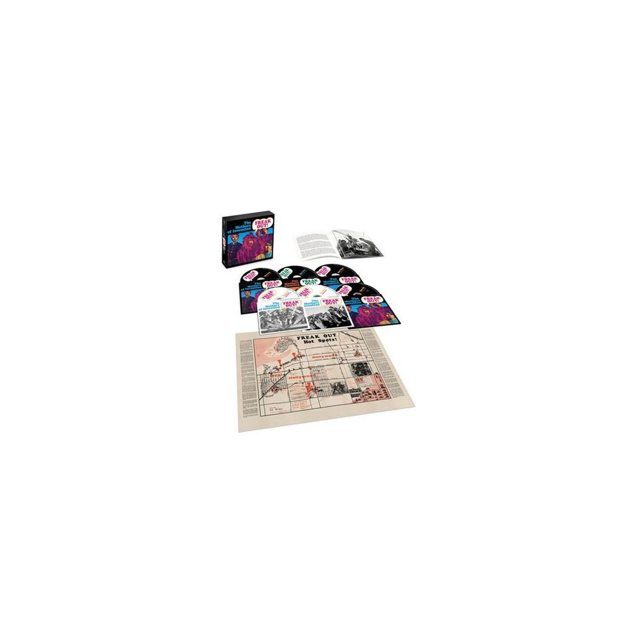 Album CD Freak Out! 60th Anniversary Super Deluxe Coffret limité avec Blu-ray, 5 CD et durée totale 632 minutes